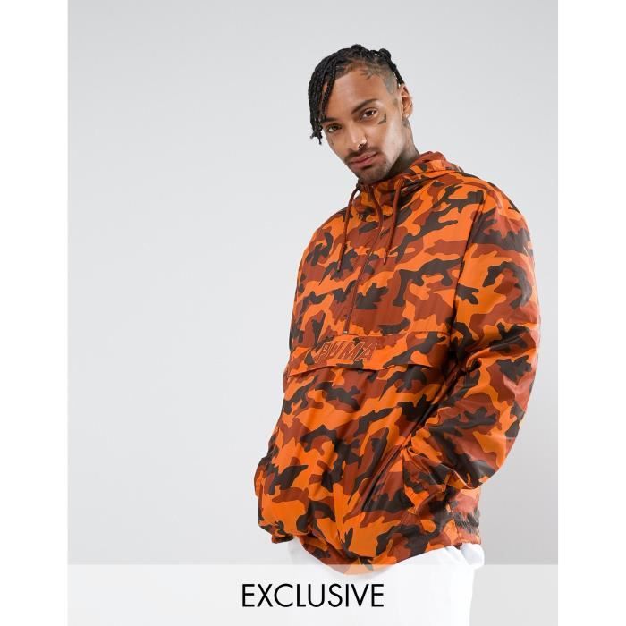 veste puma homme orange