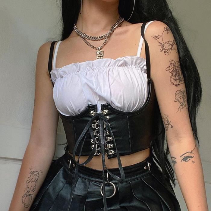 Corset a lacet sale amincissant