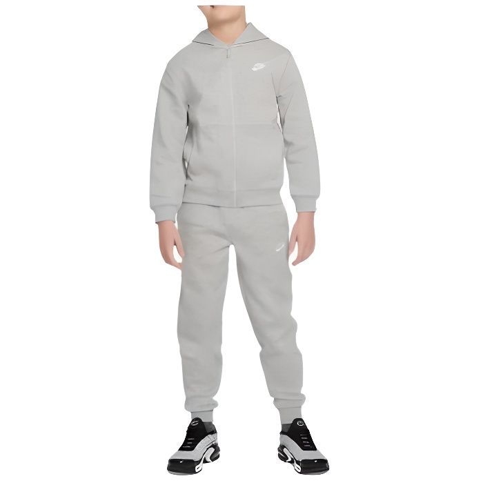 Ensemble de survetement Nike SWCLUB JUNIOR Gris Cdiscount Pret a Porter