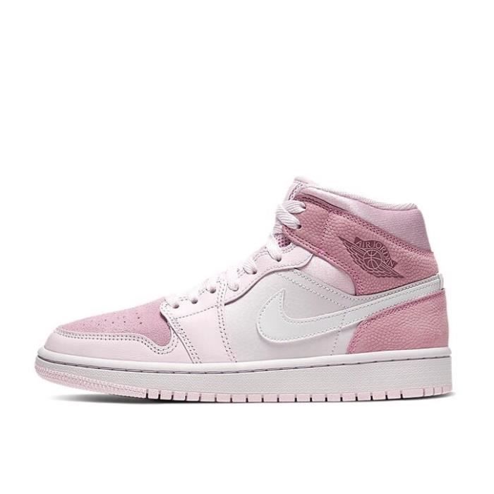 Air Jordan 1 Digital Pink Fleur de cerisier rose baskets Rose - Cdiscount  Chaussures