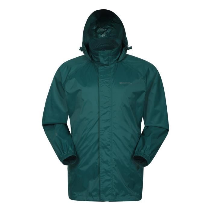 Mountain Warehouse Veste Imperm?�able Pakka - Hommes Vert Fonc?� Vert fonc?� - Cdiscount Pr??t-?�-Porter