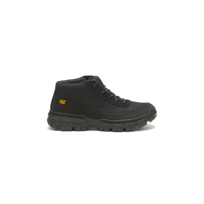 Boots Homme - Caterpillar - Inversion Mid - Cuir - Lacets - Noir