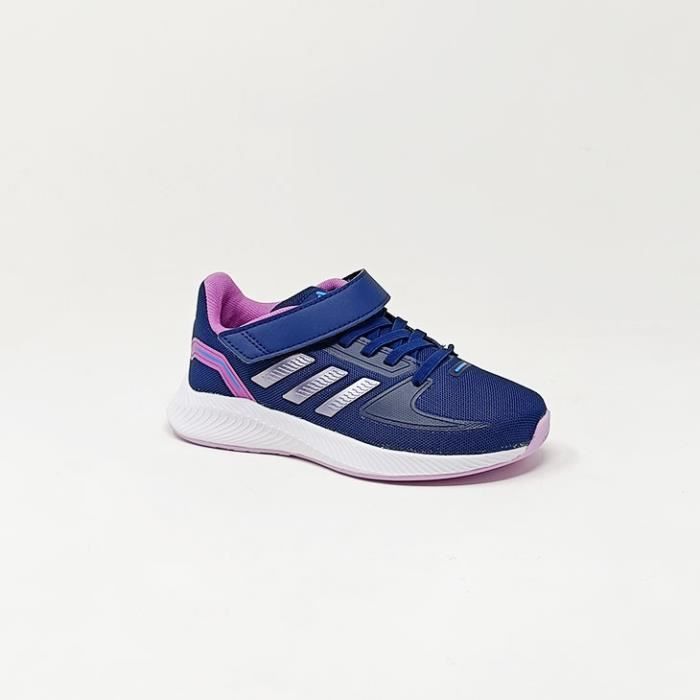 Baskets Adidas Runfalcon 2.0 Bleu Rose CS Enfant Synthetique Lacets Bleu Cdiscount Chaussures