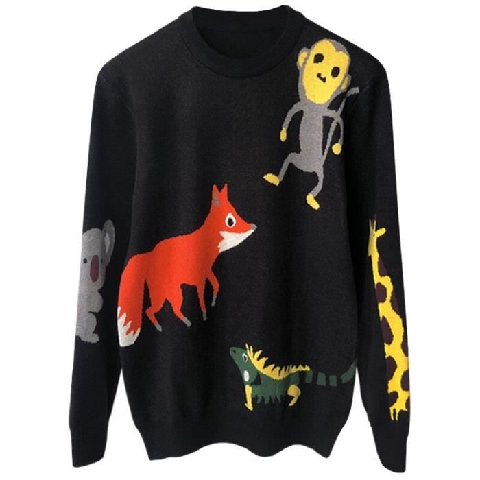 Pull shop renard homme