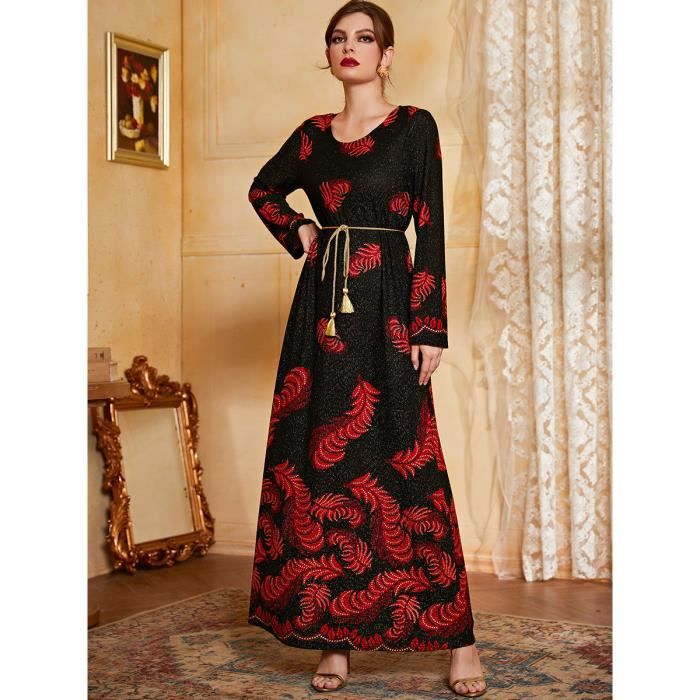Ramadan Robe Abaya – Robe de Ramadan pour femmes musulmanes, imprimé dubaï, Caftan ...