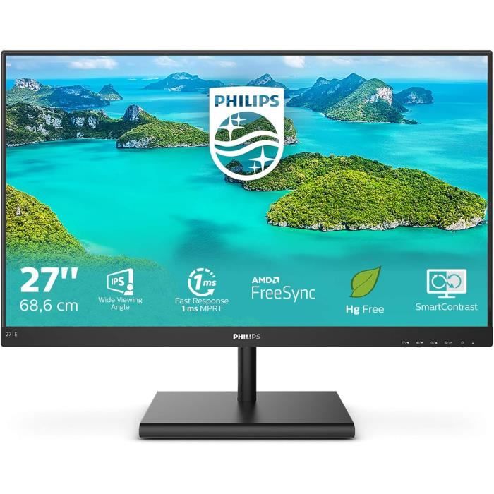 Philips 271E1SD Ecran PC 27 FHD LED 75Hz HDMI - vue 2