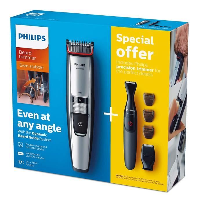 Philips serie 5000 tondeuse barbe clearance