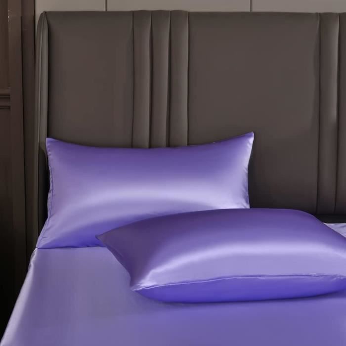 Robe évasée Satin Violet Shirley Of Hollywood Taille L - Occasion Très Bon état, Style Glamour