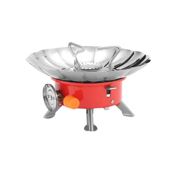 Réchaud De Tente En Acier Inoxydable - Mini Poêle à Bois Portable Avec Tuyaux De Cheminée, Cric - Pour Tente En Toile, Tipi Extérieur, Cabane En Bois De Chauffage