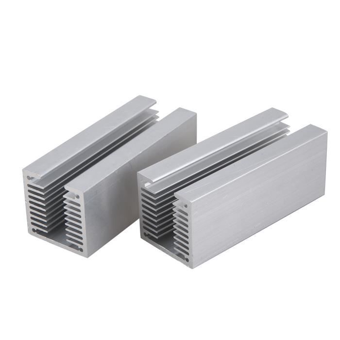 Dissipateur Thermique Aluminium 100x100x18mm - Refroidissement Électronique - Occasion