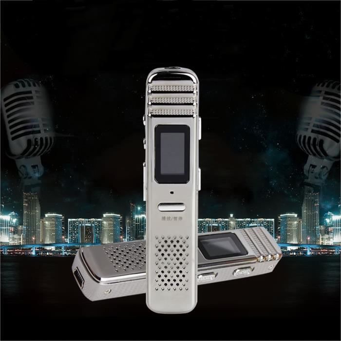 Enregistreur Vocal USB Retoo 8GB - Portée 8m, Autonomie 16h - Idéal Réunions, Cours, Interviews