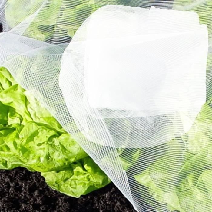 Filet Anti-Insectes Potager 3x10m 60 Mailles - Protection Ultra Efficace Pour Légumes, Fruits Et Fleurs !