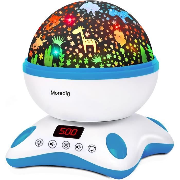 Veilleuse Peluche Musicale Kaloo Manchot Rose - Bruits Blancs, 20cm, USB