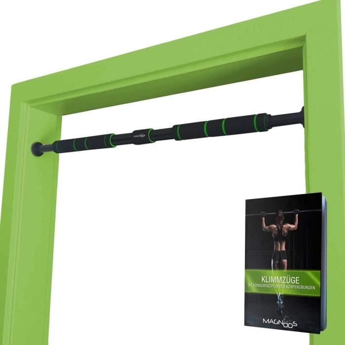 Barre De Traction Porte - Capacité 200kg - Ajustable 95-120cm - Sans Vis - Nouveau Système Verrouillage