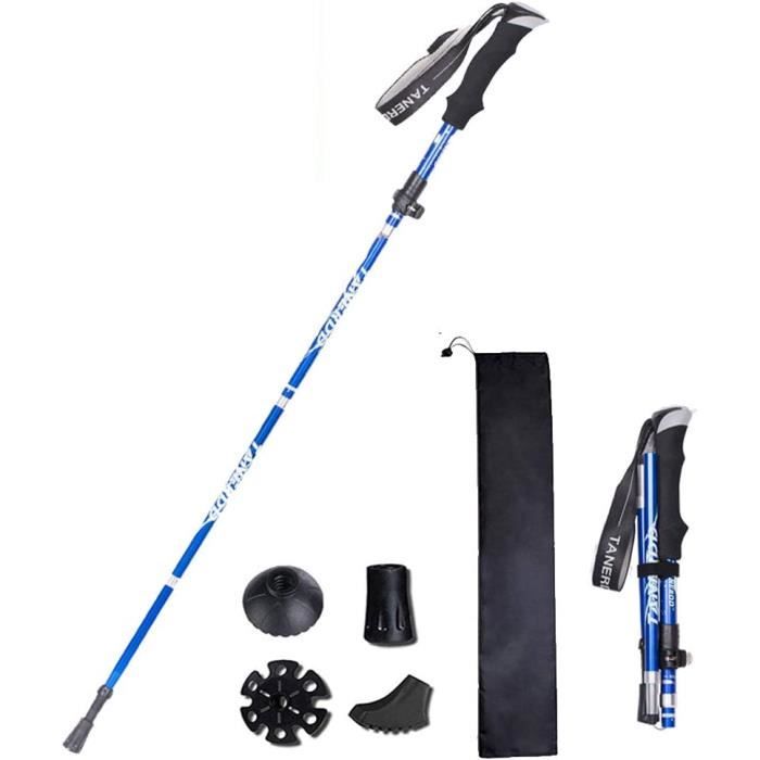 Bâtons de marche Bâtons de marche nordique 110-130 cm Télescope léger Bâtons de marche Bâtons de marche nordique 110-130 cm Télescope léger