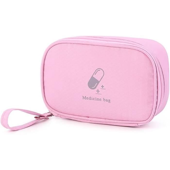 Trousse De Secours Vide Compacte – Oxford Imperméable – Compartiments Multiples – Pour Randonnée, Voyage, Voiture