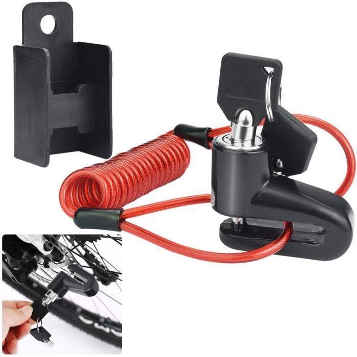 Antivol à Disque Pour Moto - Frein 110 DB - Avec Câble De