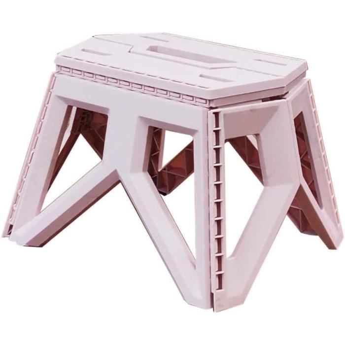 Tabouret Pliant KOTARBAU - 31x22x22 Cm, Antidérapant, En Plastique Robuste - Pour Cuisine, Salle De Bain, Atelier, Rangement Facile