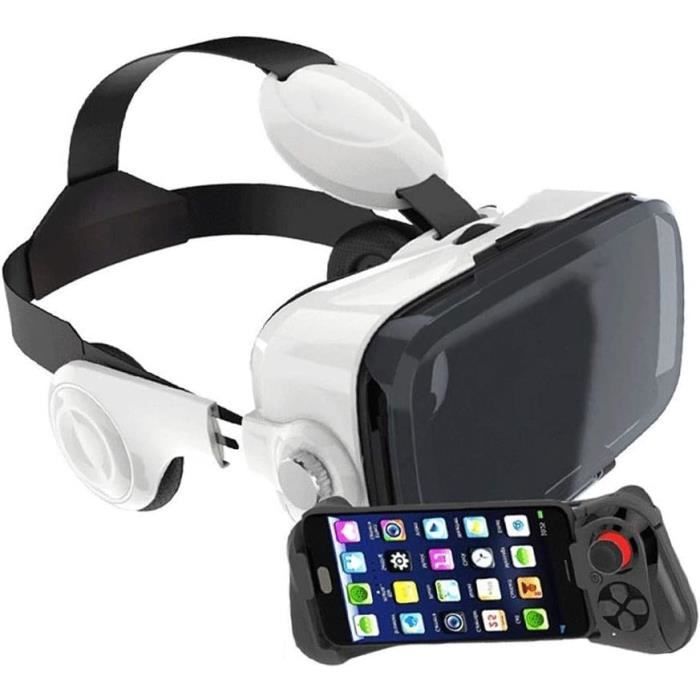 Casque Vr Casque De Realite Virtuelle 3D Lunette Vr Smartphone Pour 4.7 6.6 Iphone 11 Pro X Xs Max Xr 8P 7P Cdiscount