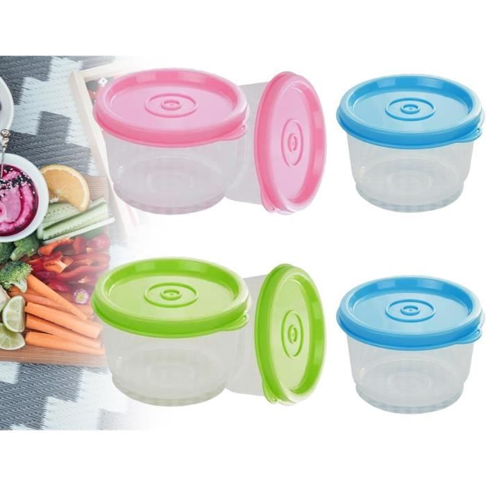 Boîtes Repas Plastique BPA Free - Micro-ondes, Congélo, Hermétiques - Lot De 5 à 500