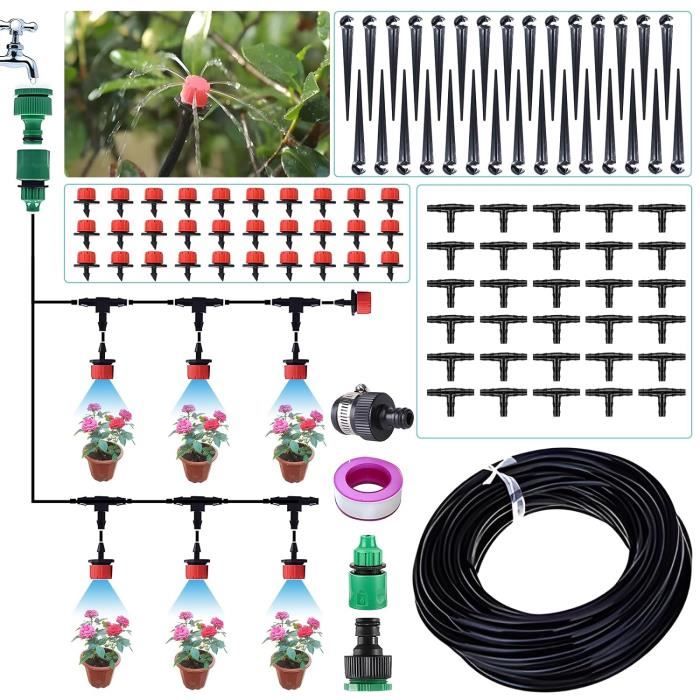 Système d'irrigation Jardin - Kits d'arrosage Automatiques Goutte à Goutte Systeme Arrosage Système d'irrigation Jardin - Kits d'arrosage Automatiques Goutte à Goutte Systeme Arrosage