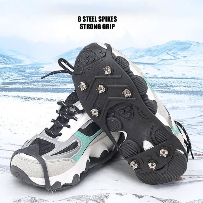 Crampons chaussure semelle anti-glisse anti-verglas, neige