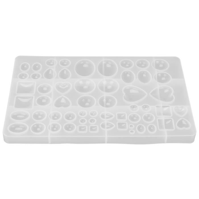 Moules De Moulage De Bijoux, Moules De Moulage, Moule En Silicone Transparent De Pierres Précieuses à Facettes Pour Bijoux Pour La Fabrication Artisanale De Bijoux à Faire Soi-même