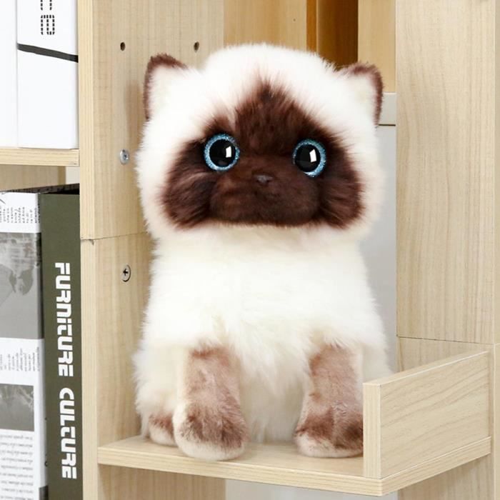 Vvikizy D coration d int rieur Simulation Animaux En Peluche Bleu