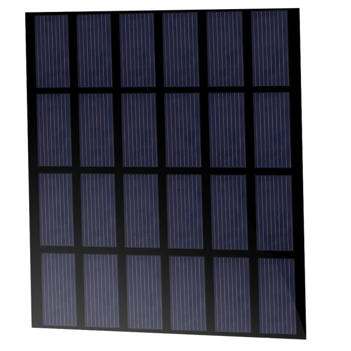 Panneau solaire--Mini panneau solaire USB portable monocBN allin, charge solaire étanche pour