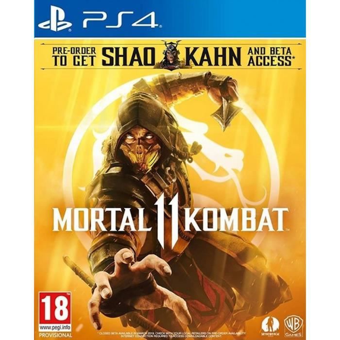 Jeu - Mortal Kombat 11 - PS4 - Variantes de personnages - Combat - Warner Bros. Interactive