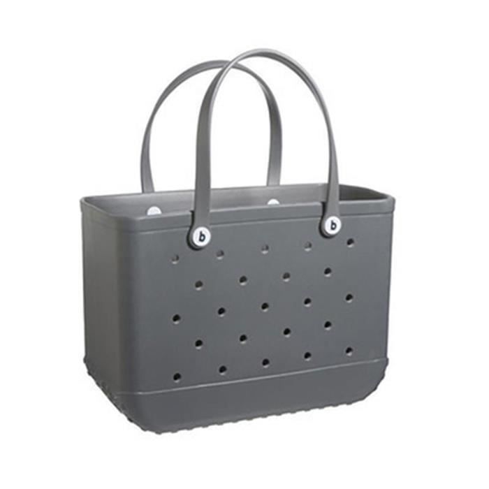 Sac de Plage en EVA pour femme WIRLSWEAL Grande Capacité Étanche au sable Gris Gris