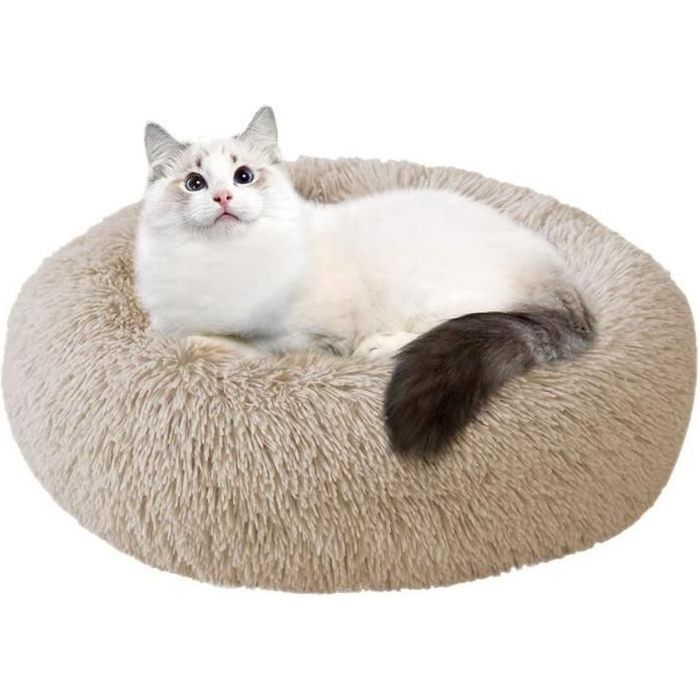 Yolistar Chien Chat Lit Panier De Chat Rond En Peluche Extra Doux Confortable Et Mignon Pour Animal Domestique Nest Deep Sleep Pet M Cdiscount