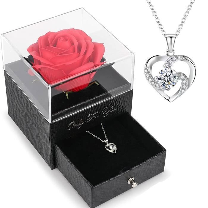 Collier Pierre De Lune Pour Nièce En Argent 925 - Cadeau Personnalisé Avec Dédicace - Pour Anniversaire, Noël