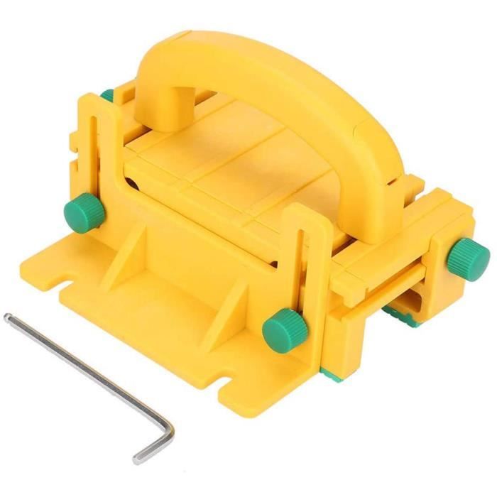 Poussoir Sécurité Bois Rouge - Pour Scie Table, Toupie, Dégauchisseuse - Protection Doigts, Anti-rebond