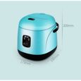 Mini cuiseur à Riz pour Un Usage Domestique Antiadhésives Rice Cooker Automatique Capacité 1.2L pour 1-3 Personnes Cuiseurs à-1