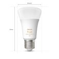 PHILIPS Hue White Ambiance - Ampoules LED connectées E27 - Compatible Bluetooth - Pack de 2-1