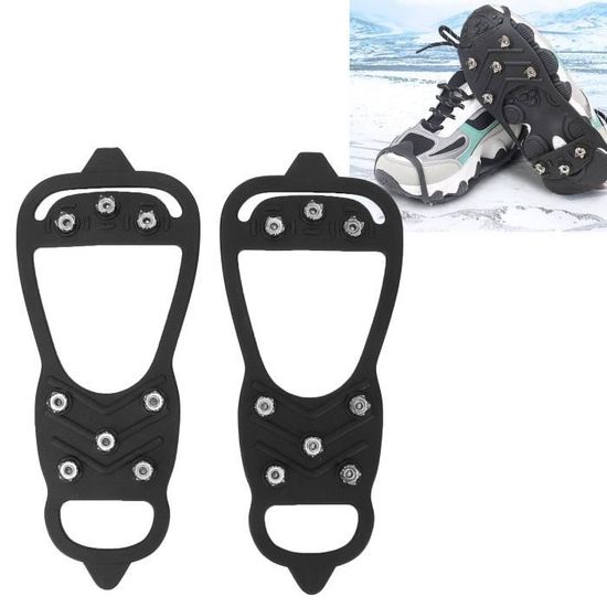 Glace chaussures à neige antidérapantes pointes poignées crampons outil de  sécurité pour l'escalade - SENEGAL ELECTROMENAGER