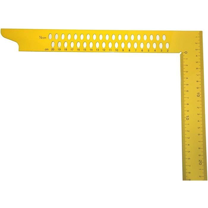 Équerre de charpentier 300 x 700 mm-angle couloir top qualité sans ...