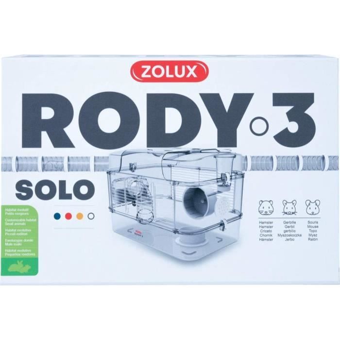 Cage Rody 3 Solo Pour Hamster - Zolux - Bleu - Cdiscount