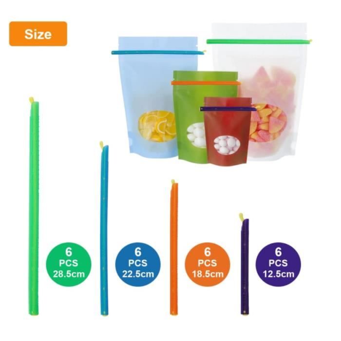 4 Pcs Clips Fermeture Sachet Alimentaire D'étanchéité De