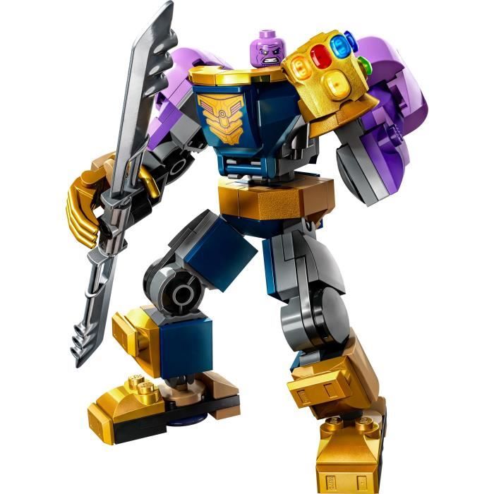 LEGO Marvel 76242 L Armure Robot de Thanos Jouet Super Heros Figurine Avengers Enfants 6 Ans Cdiscount Jeux video