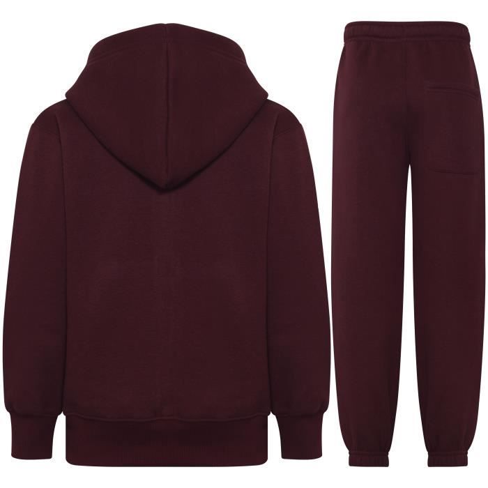 Pantalon De Jogging Fille - Cordon De Serrage élastique - Couleur Unie - Tissu Doux Polyester - Taille 2 à 7 Ans