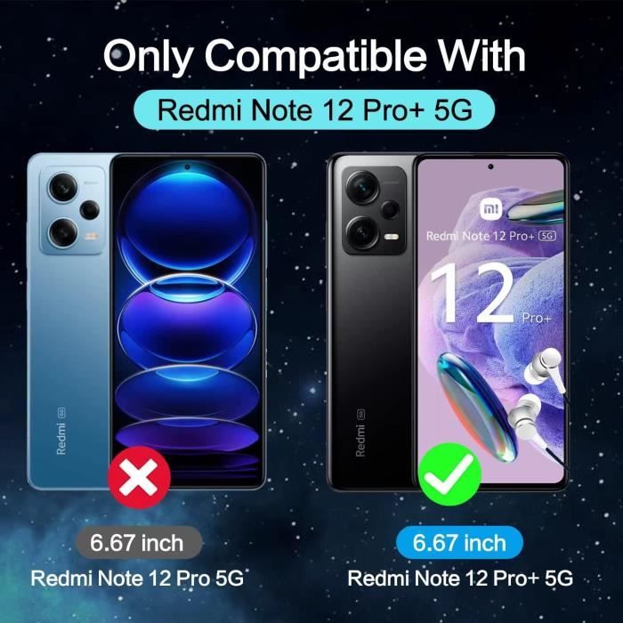 Lot de 2 Protecteurs d'écran Xiaomi Redmi Note 12 Pro Plus