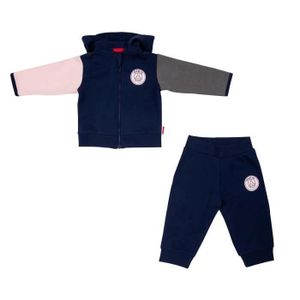 Survêtement Bébé Garçon PSG - Collection Officielle Paris Saint Germain (100% Polyester, Licence Officielle)