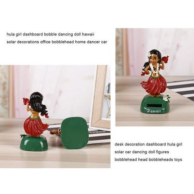 Figurine Solaire Danseuse – Pompier Oscillant Pour Voiture, Jouet Écologique à Énergie Solaire, Bureau Ou Tableau De Bord