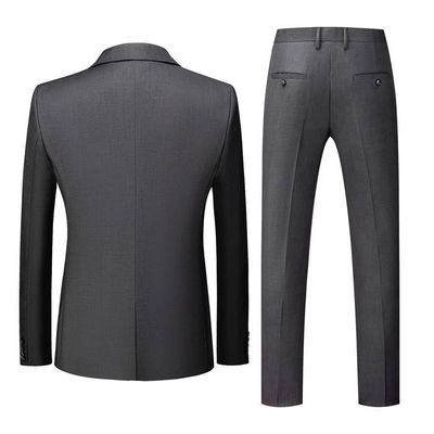 Costume Homme 3 Pièces Slim Fit Allthemen - Smoking Deux Boutons - Polyester/viscose - Pour Mariage, Bureau, Cérémonie