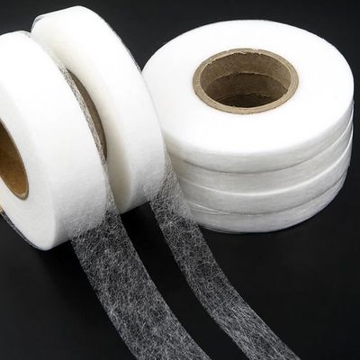 Rouleau D'entoilage Thermocollant Non-tissé Blanc - 100 X 200 Cm - Grammage 50 G/m² - Pour Renforcer Tissus - 6