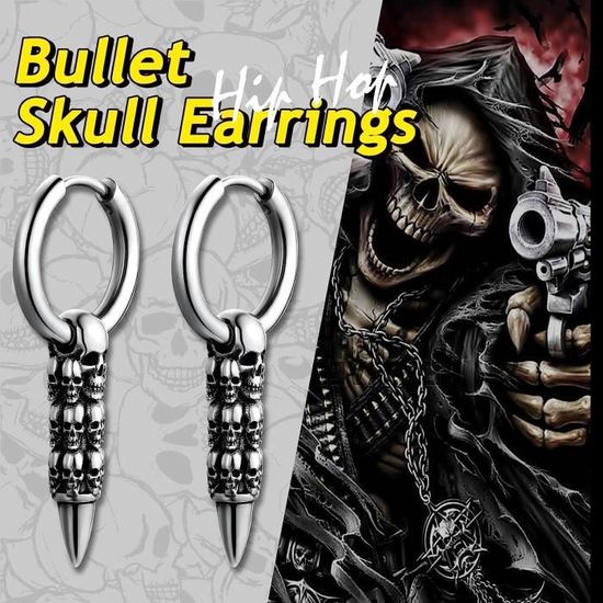 Boucles D'oreilles Femme Acier Inoxydable 20 Paires De Boucles D'oreilles Homme/femme En Acier Inoxydable 316L - Styles Créoles, Tunnels, Pendantes - Noir Et Argent Boucles Piercing Cartilage