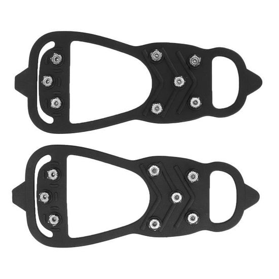 Achetez 1 Paire 8 Piques à Poil à Glace en Acier Pour Chaussures Anti-slip  Grimpant Des Crampons de Neige Craws Graws Grips Boots Cover, Taille M de  Chine