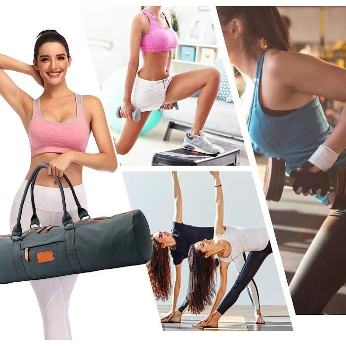 Sac de sport sport, sac de yoga pour femmes pour tapis de yoga, sac